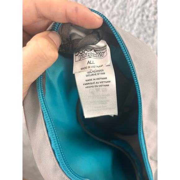 Patagonia Atom 8L Sling Bag Gray Teal Crossbody Outdoor Travel Pack - Picture 4 of 10